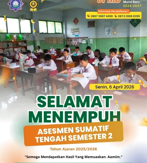 Siswa SD Muhammadiyah 1 Ngadiluwih Ikuti ASTS 2 Semester Genap Tahun Pelajaran 2025/2026