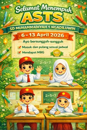 Siswa SD Muhammadiyah 1 Ngadiluwih Ikuti ASTS 2 Semester Genap Tahun Pelajaran 2025/2026