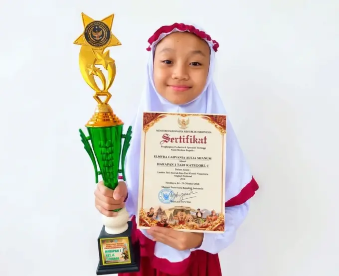 The Ultimate Comeback! Dulu Cuma Ikut Latihan, Sekarang Shanum Sabet Juara Nasional Tari Kreasi Nusantara 2026